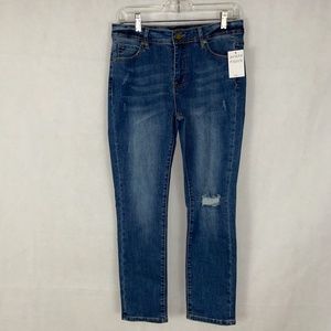 Morph Pillow Distressed Skinny Jeans Women's Size 11 NWT